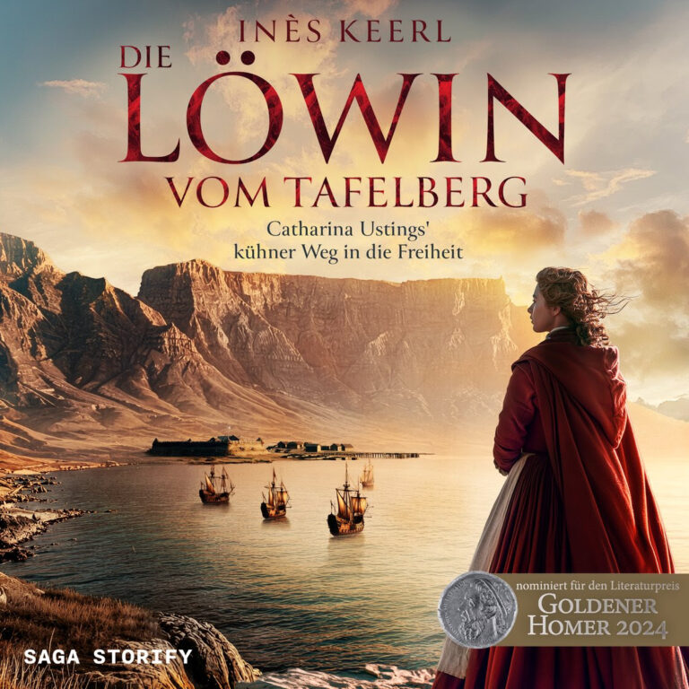 Hörbuchcover Die Löwin vom Tafelberg von Inès Keerl, gesprochen von Katja Eberhardt